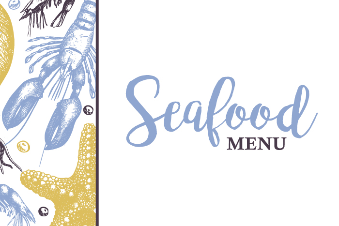 Seafood menu 2021